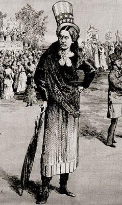 Susan B. Anthony -- Casting her first vote; going to jail. Susan B. Anthony -- Casting her first vote; going to jail.