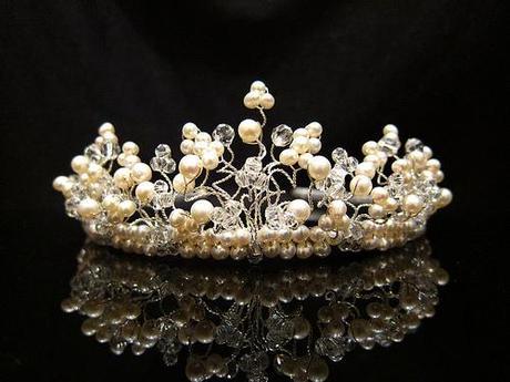 Gardenia tiara from Tiararama's spring collection