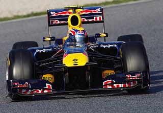 Webber Fastest - Pre-Season Testing in Barcelona, Day One