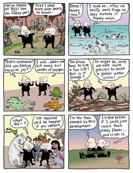 Cartoon guide to biodiversity loss XI