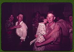 Couples at square dance, McIntosh County, Okla...