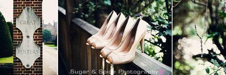 Real wedding at Great Fosters luxury hotel