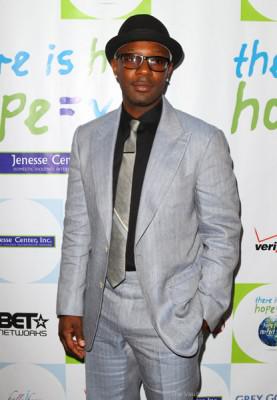 Nelsan Ellis and Rutina Wesley attend Silver Rose Gala And Auction