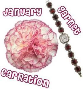 january 280x300Flowers and Birthstones Galore
