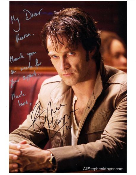 Stephen Moyer Shows Gratitude to Auction Winner in Personal Note