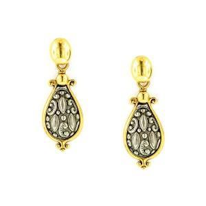 Egyptian style teardrop earrings