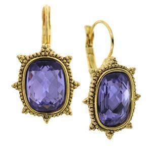 tanzanite drop earrings