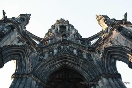 The Scott Monument, Edinburgh, Scotland. Built to commemorate sir Walter Scott