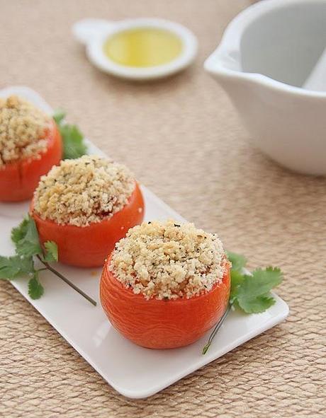 Couscous Stuffed Tomatoes