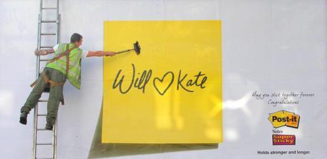 Will and Kate Love Notes from Post-It