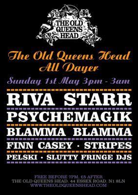 FREE Sunday All-dayer at Old Queens Head, Islington