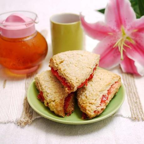 Jam Filled Scones