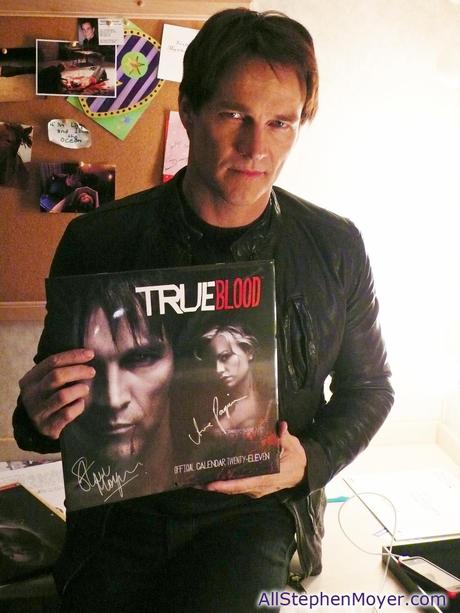 One of a kind True Blood calendar signed by Stephen Moyer and Anna Paquin auctioned off for charity