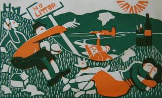 Say something, Edith - Little-known linocuts of Claude Flight and Edith Lawrence