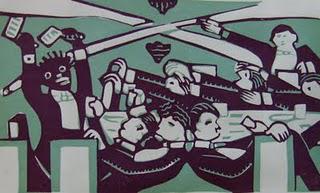 Say something, Edith - Little-known linocuts of Claude Flight and Edith Lawrence