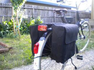 Guest Post - Hand-made roll-up panniers by Libby Bowles