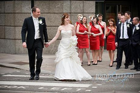 A cool, British, London themed wedding day