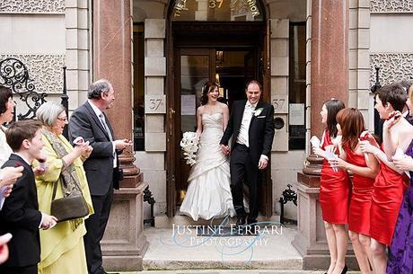 A cool, British, London themed wedding day