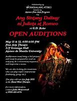 Auditions for Tanghalang Ateneo's Ang Sintang Dalisay ni Julieta at Romeo