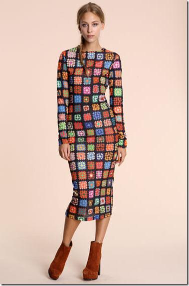 House Of Holland Crochet Pattern Maxi Dress