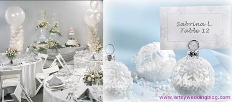 Chic Silver and White Winter Table Top Decor Ideas