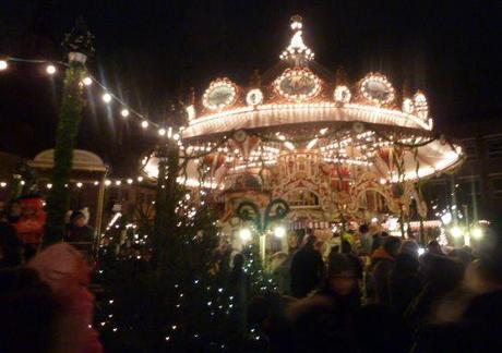 nuremberg christmas market carousel