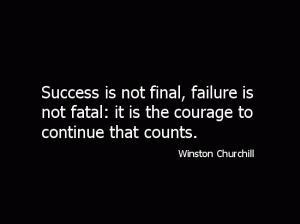 Success = suffering + sacrifice