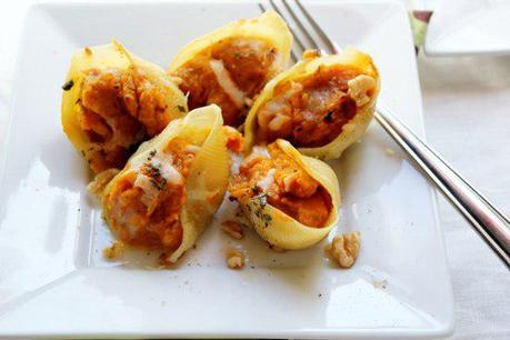 Food: Butternut Squash Pasta Shells with Sage Butter.