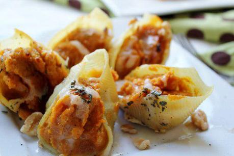 Food: Butternut Squash Pasta Shells with Sage Butter.
