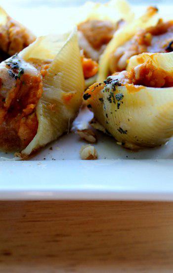 Food: Butternut Squash Pasta Shells with Sage Butter.