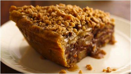 Apple Pear Praline Pie