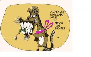 Gift horse 300x187 Expanishs Guide to Useful Spanish Sayings