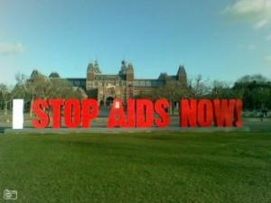 Monumental display for World AIDS Day