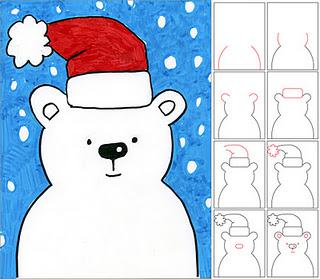 How to Draw a Snow Bear