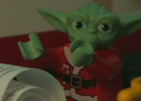 Santa Yoda, making a list, checking it twice he is