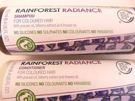 The Body Shop Rainforest Radiance Shampoo/Conditioner