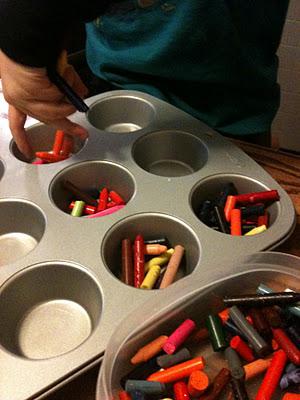 Explore Art: DIY Chunky Melted Crayons