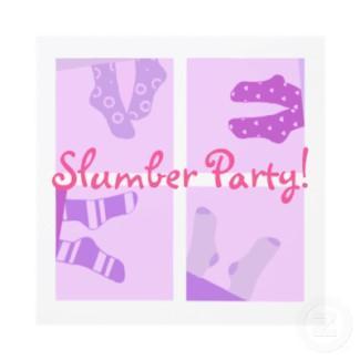 Slumber party invitation invitation