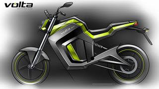 Volta electric motorcycle by Anima design studio & IED design students