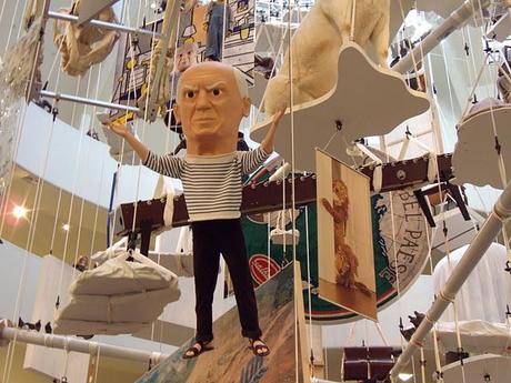 Maurizio Cattelan at the Guggenheim