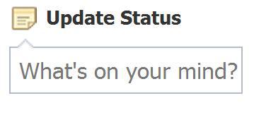 …update your status