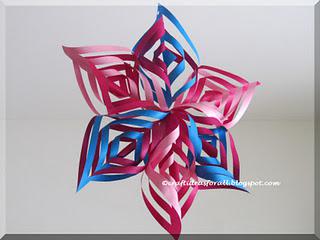 3D Snowflake christmas decoration