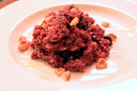 Breakfast for Dinner: Warm Berry Quinoa