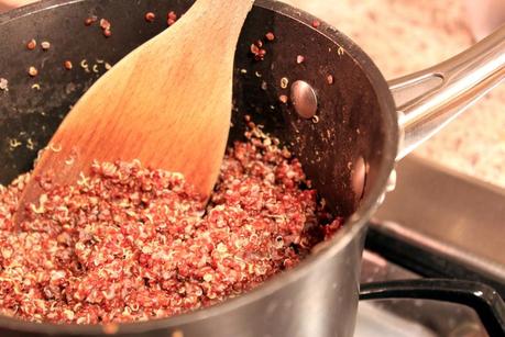 Breakfast for Dinner: Warm Berry Quinoa