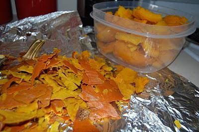 Pumpkin Puree = Roasted Cayenne, Salted Pumpkin Seeds, and Pumpkin Waffles