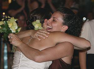 Wedding hugs