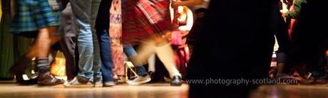 Photo - ceilidh dancers in Edinburgh, Scotland