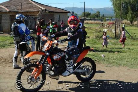 Enduro rider with GoPro camera