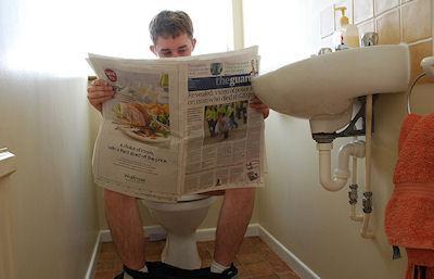 Is Reading On The Toilet Bad For You?