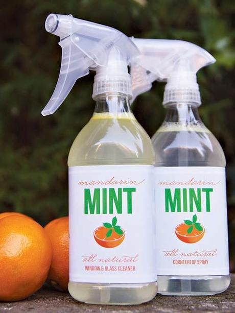 Mandarin and Mint Natural Household Cleaners